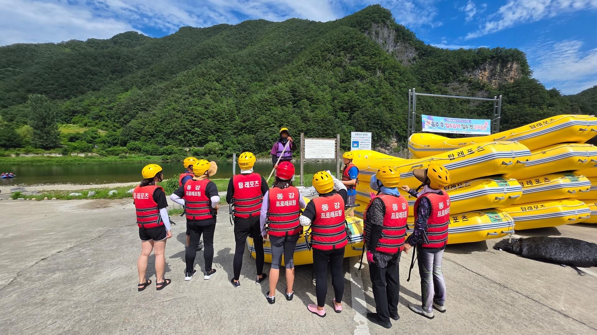 시원한 물살 타고~🌊 영월 동강 래프팅 & 당일치기 여행기🚗