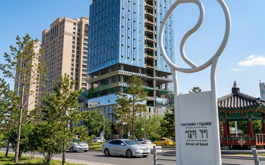 몽골 서울의 거리