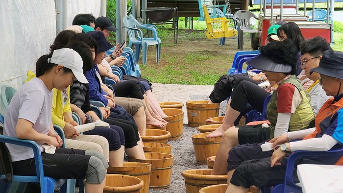 아침가리 산약초 족욕체험장